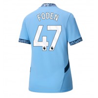 Zenski Nogometni Dres Manchester City Phil Foden #47 Domaci 2024-25 Kratak Rukav